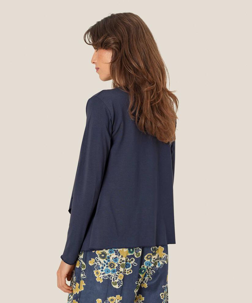 Itally JERSEY Cardigan, Mood Indigo