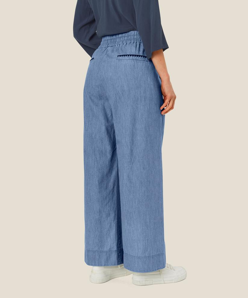 Paxine Denim Trousers, Blue Denim