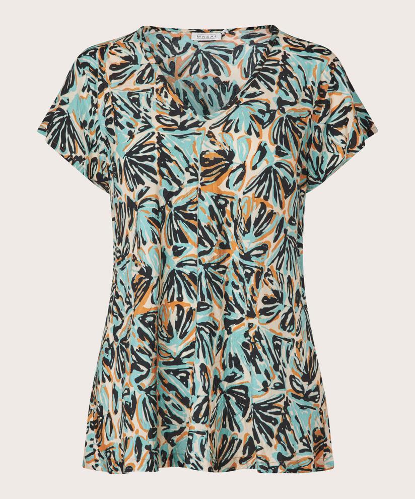 Kallo Blouse, Aqua