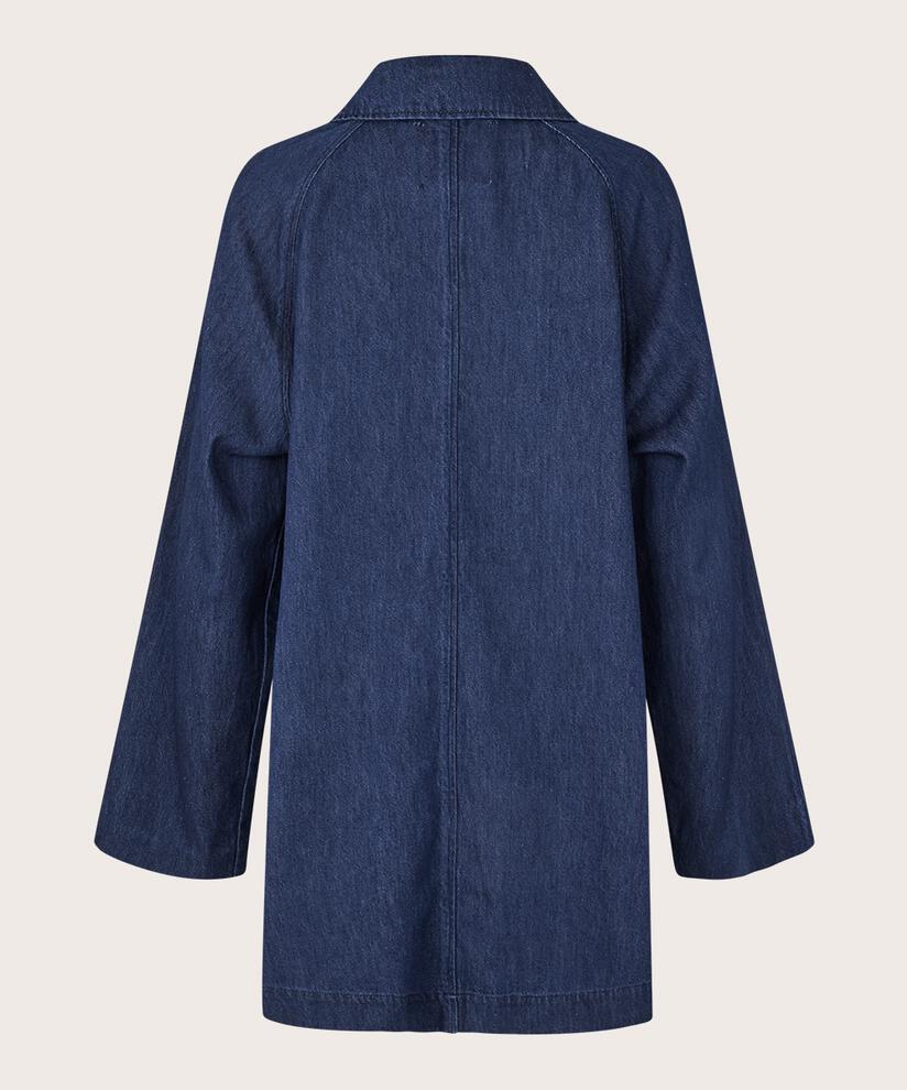 Tam Denim Coat, Dark Denim