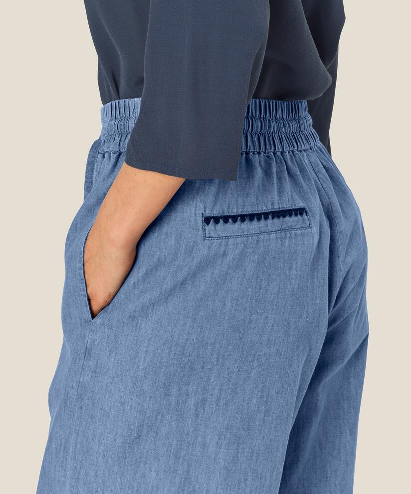 Paxine Denim Trousers, Blue Denim