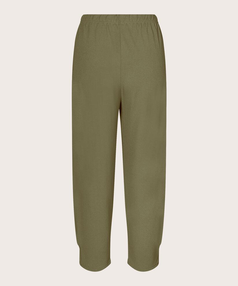 Patti JERSEY Trousers, D. Lichen Green
