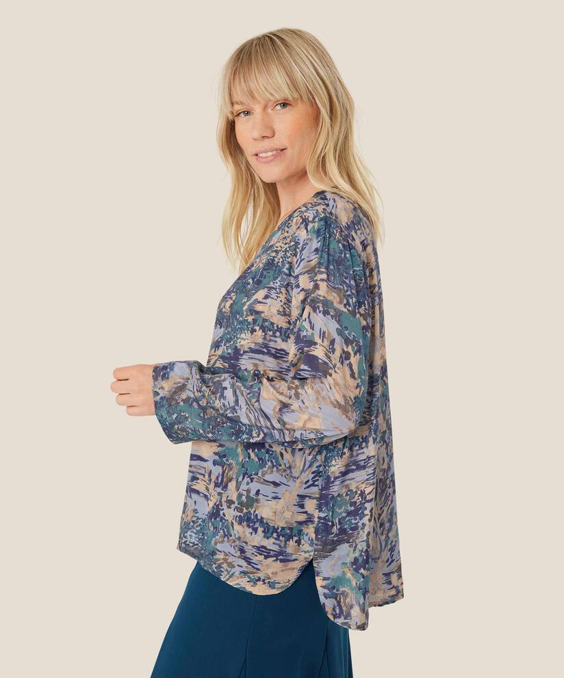 Darcel Blouse, Teal